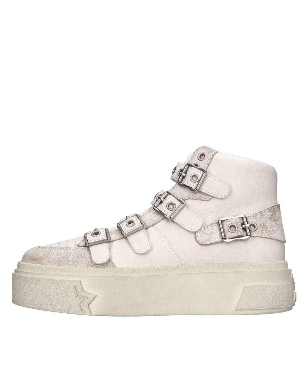 Ash Natural Starmoon Buckle Sneaker