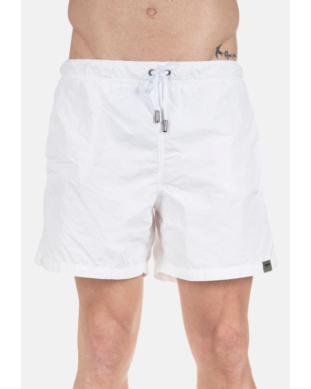 Aspesi Basic-Badeanzug in White für Herren