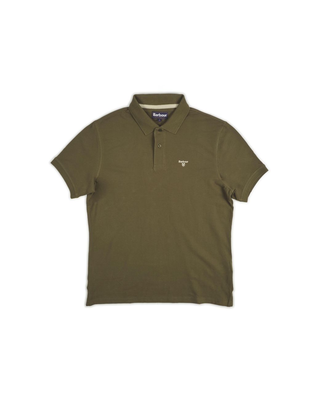 Barbour Pique Sports Polo Mml1367 Ol71 Oliv in Green für Herren