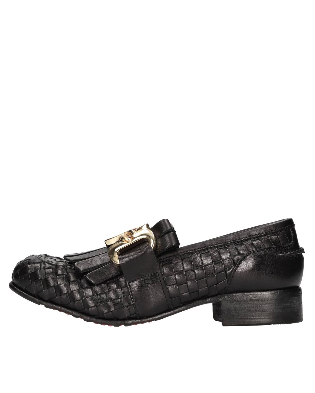 JP/DAVID Black Flat Shoes