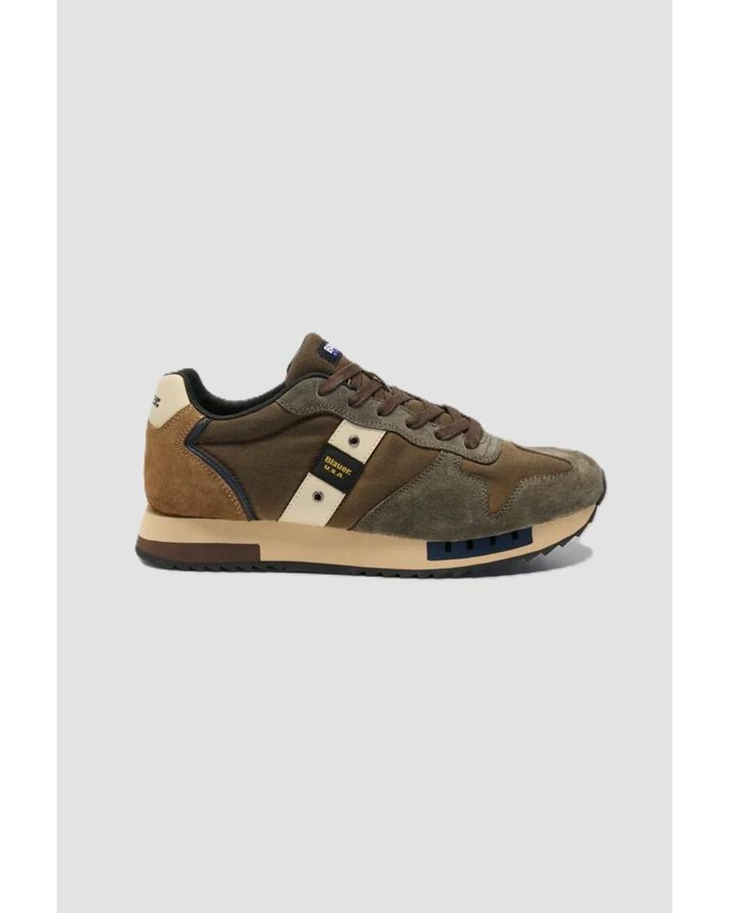 Blauer Multicolor Queens Shoes for men