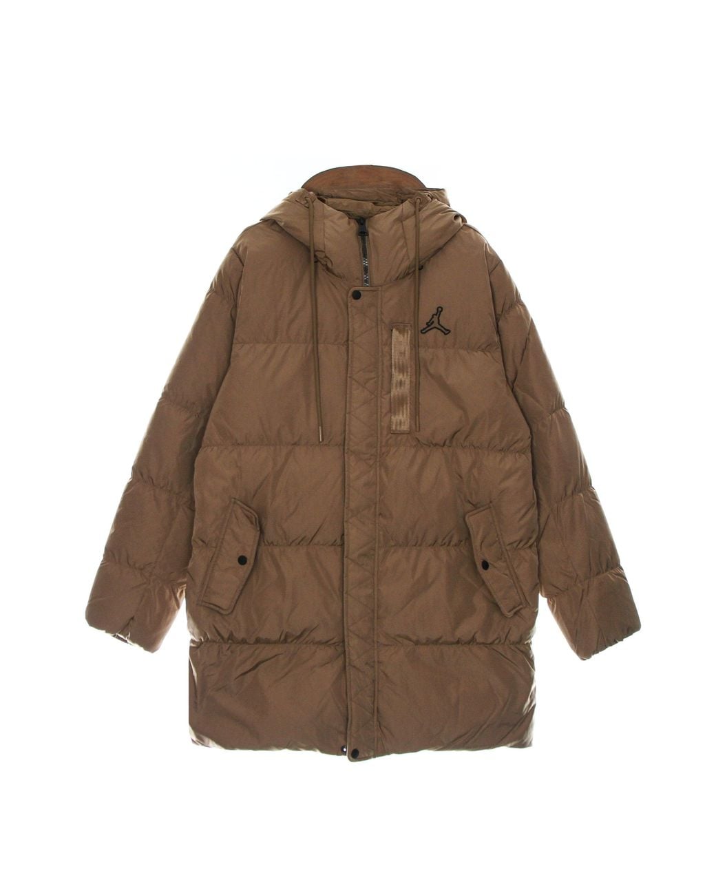 Nike Brown Essential Statement Down Parka Long Down Jacket for men
