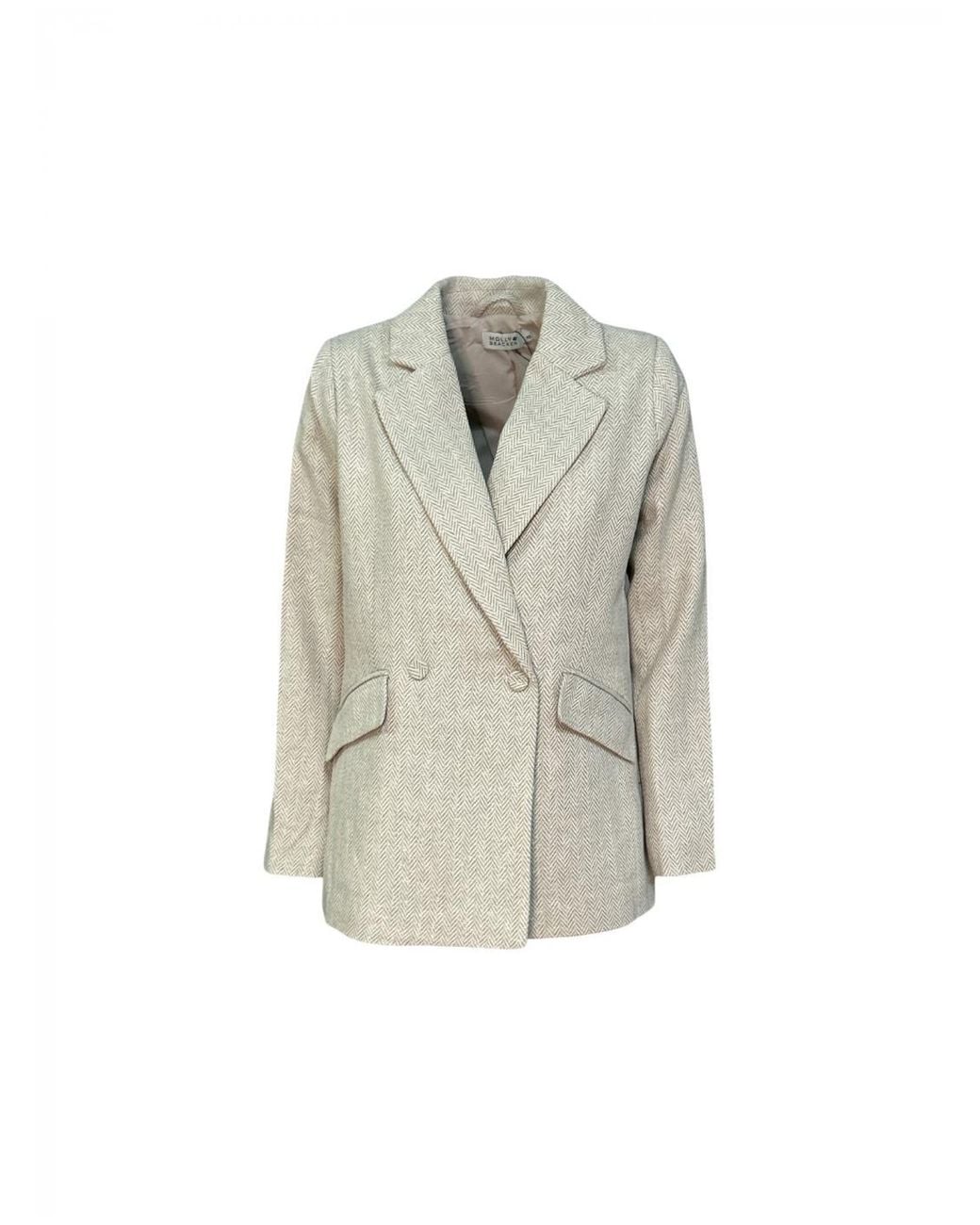 Molly Bracken White Jacket T1848Adh