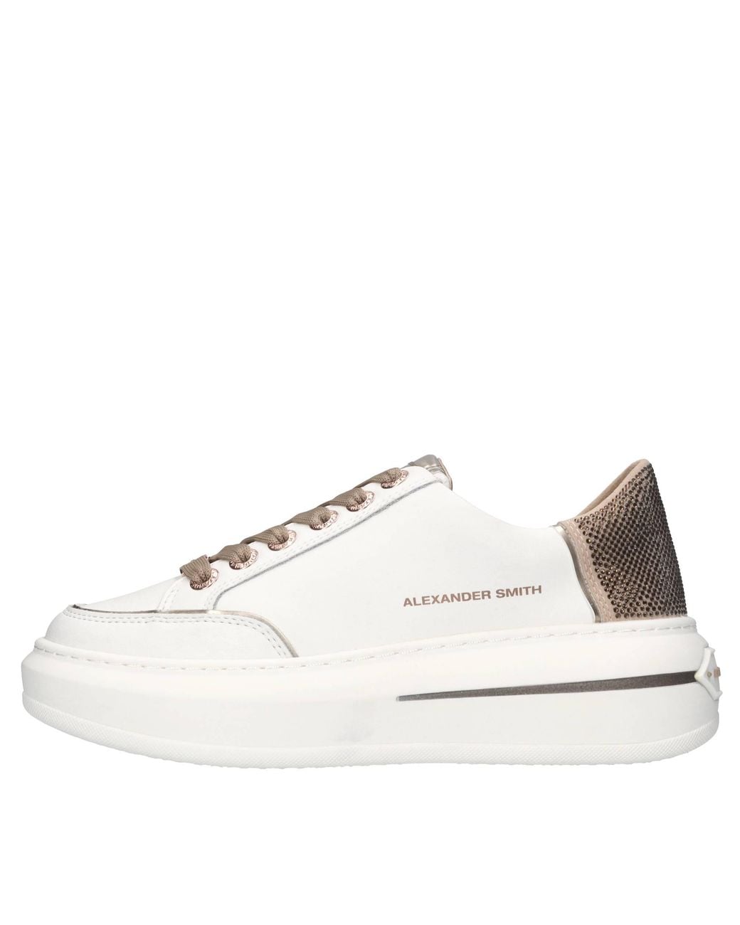 Alexander Smith White Weibe Sneaker