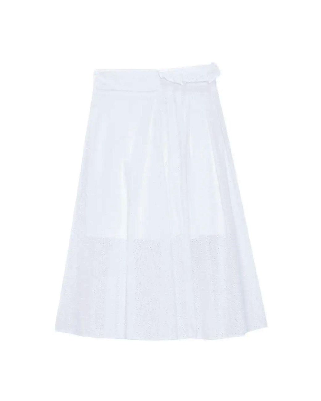 MSGM White Gonne Off