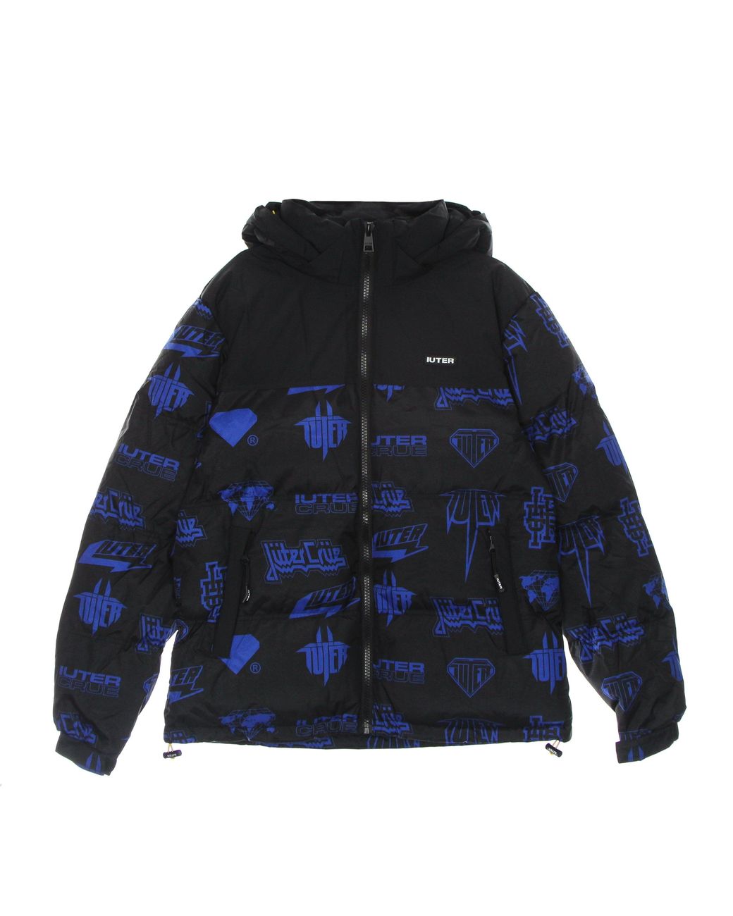 Iuter Blue Horns Allover Puff Down Jacket for men