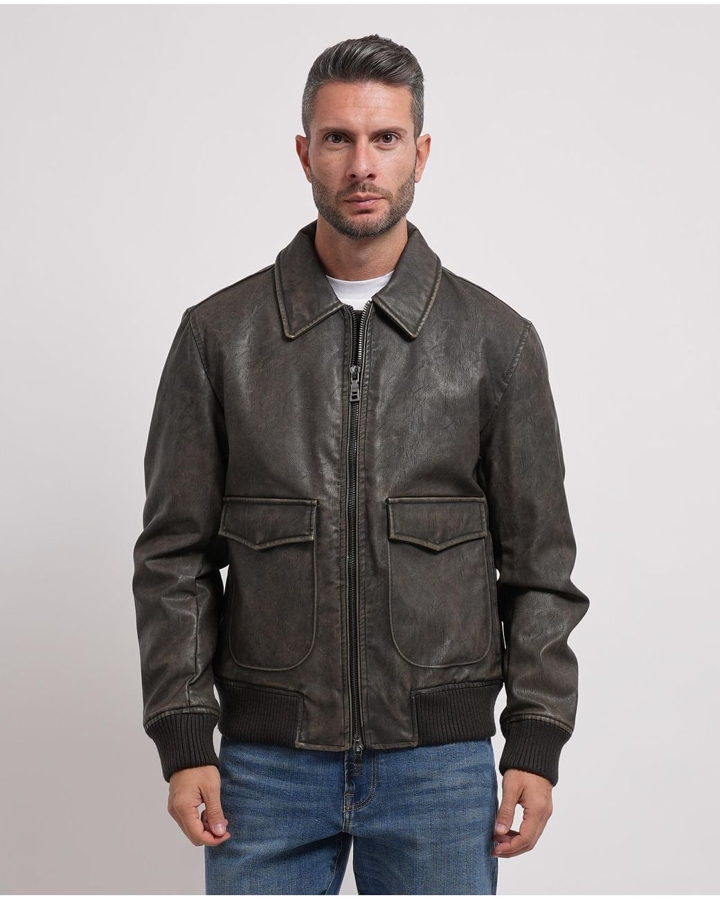 Sseinse Gray Coats for men
