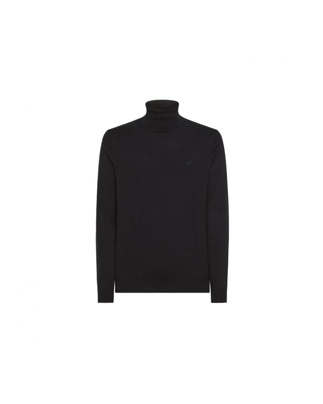 Sun 68 Schildpad Trui Zwart K43111 in het Black voor heren