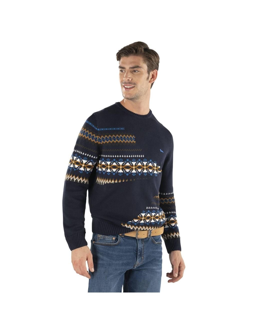 Harmont & Blaine Blauwe Shirts in het Blue voor heren