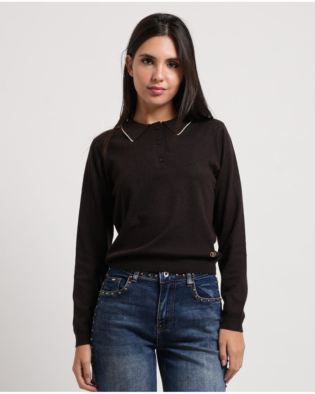 Yes Zee Black Sweaters
