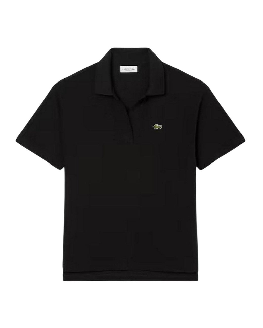 Mujer Polo Lacoste de color Black