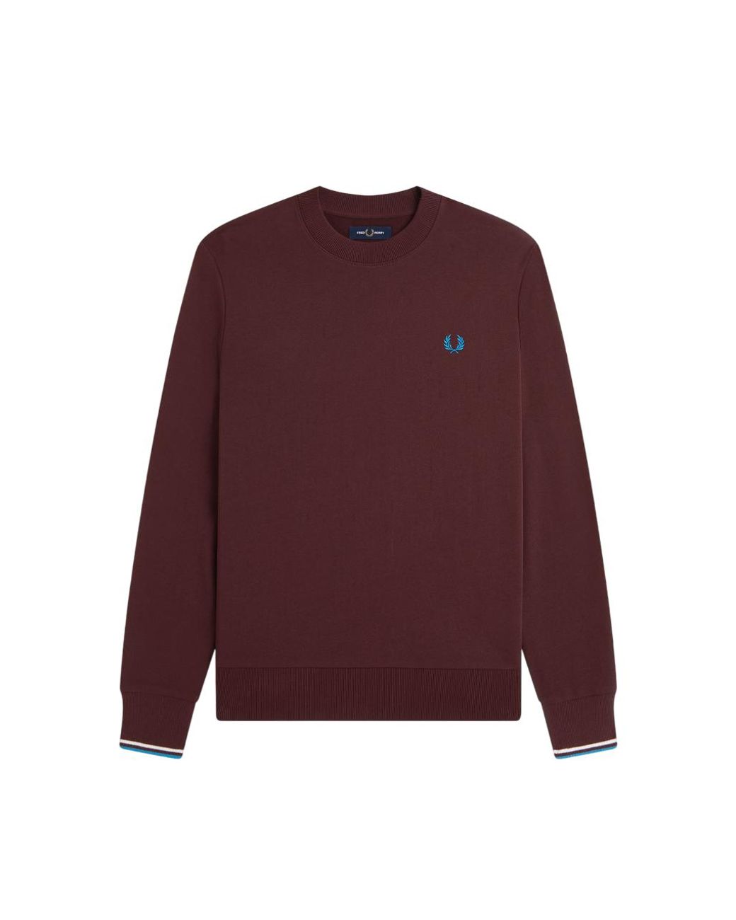 Fred Perry Red Sweaters Bordeaux for men