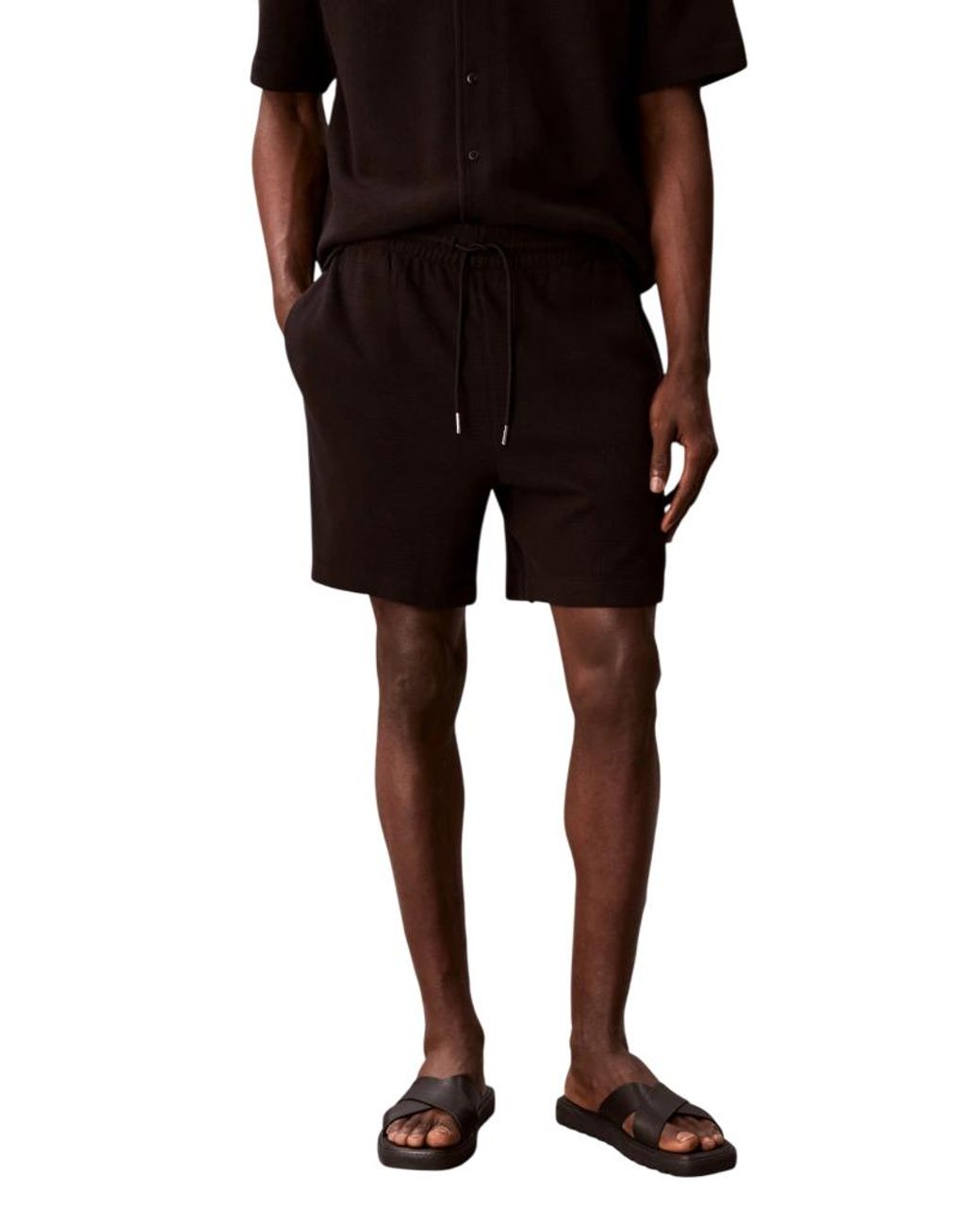 Shorts Calvin Klein de hombre de color Black