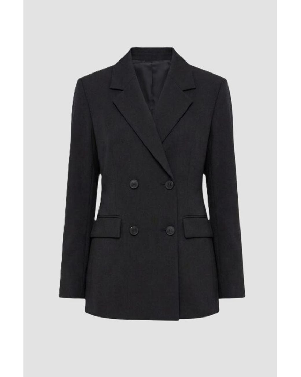 Max Mara Black Double-Breasted Jacket