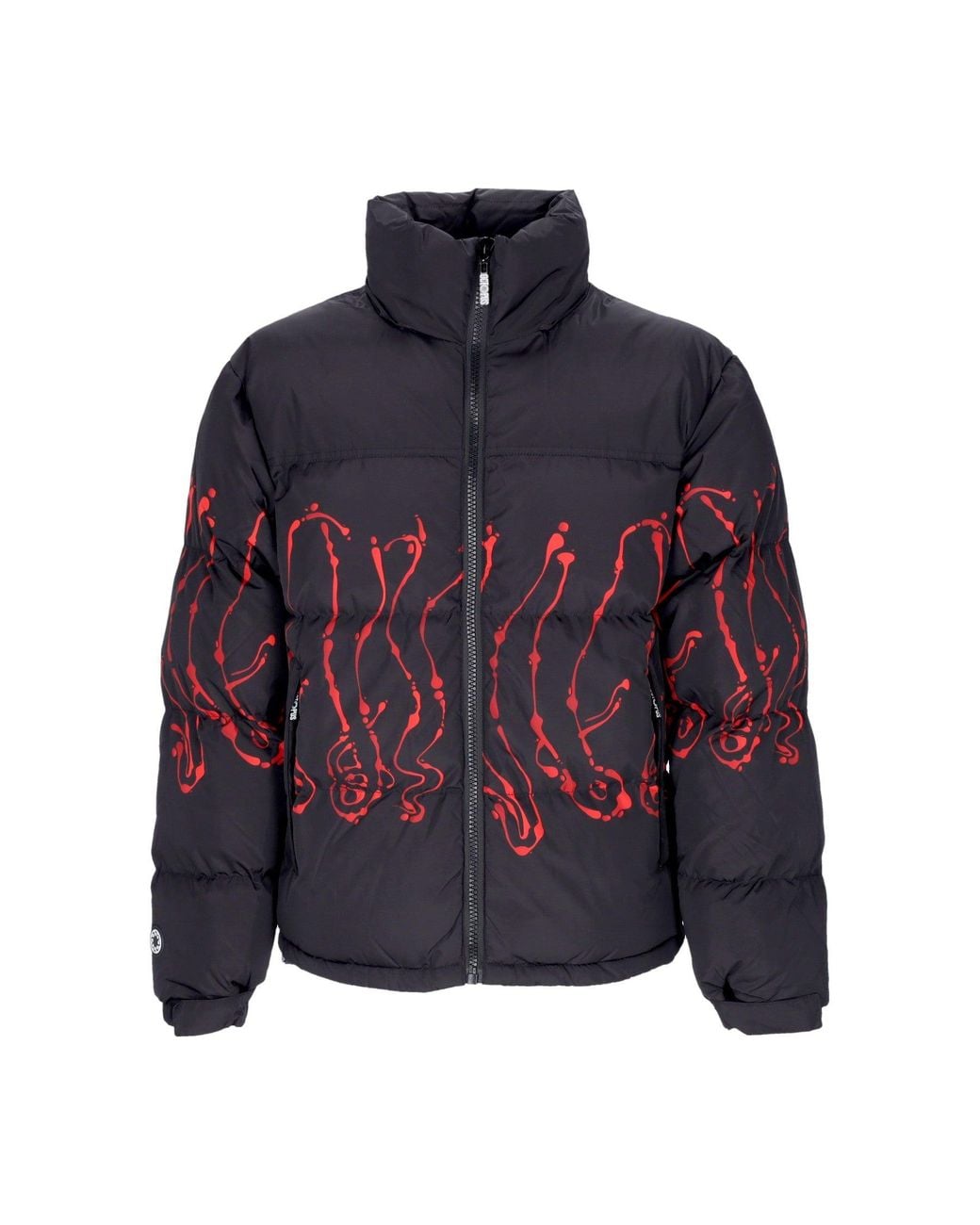 Octopus Blue Dripper Puff Jacket for men