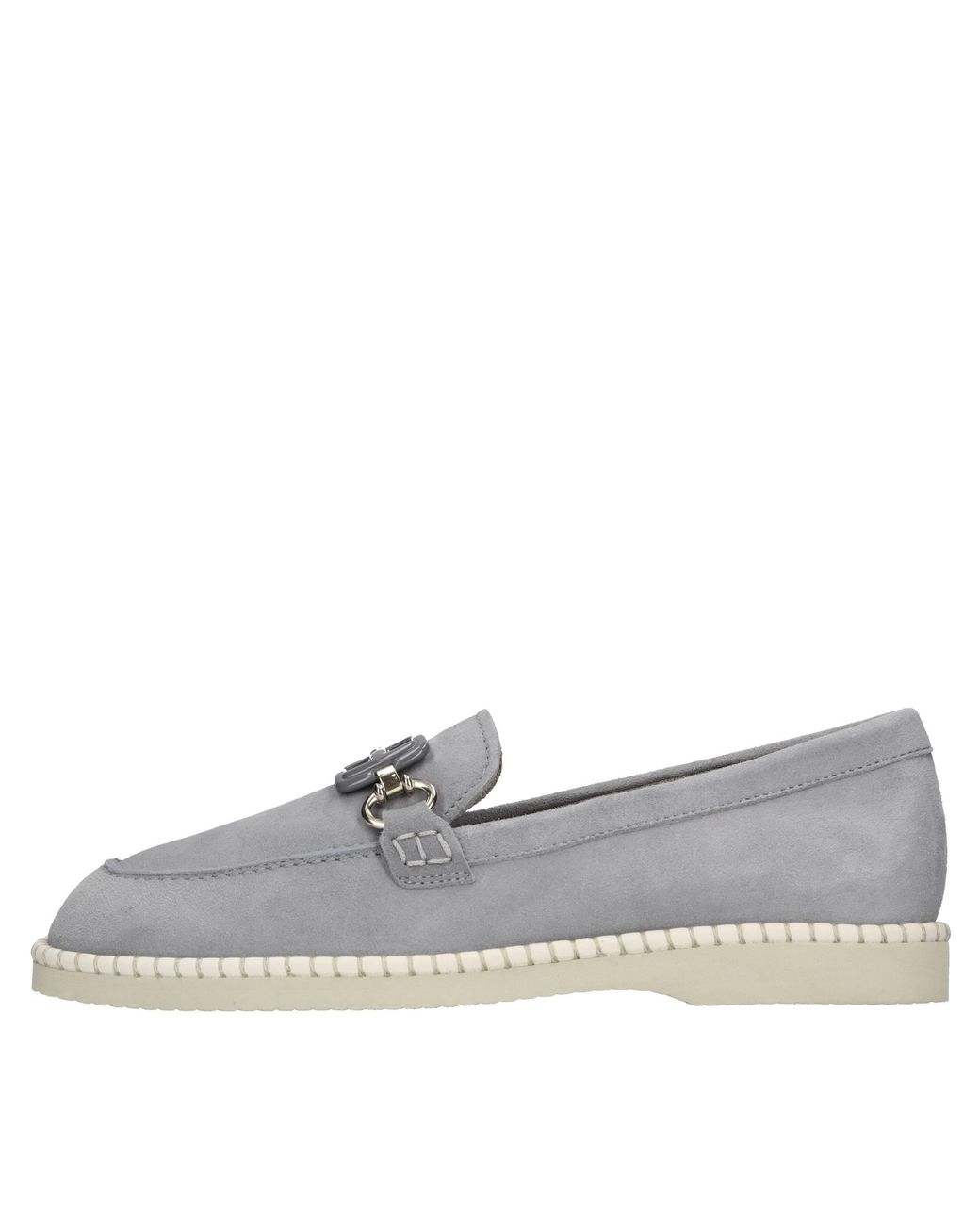 Hogan Gray Flat Shoes