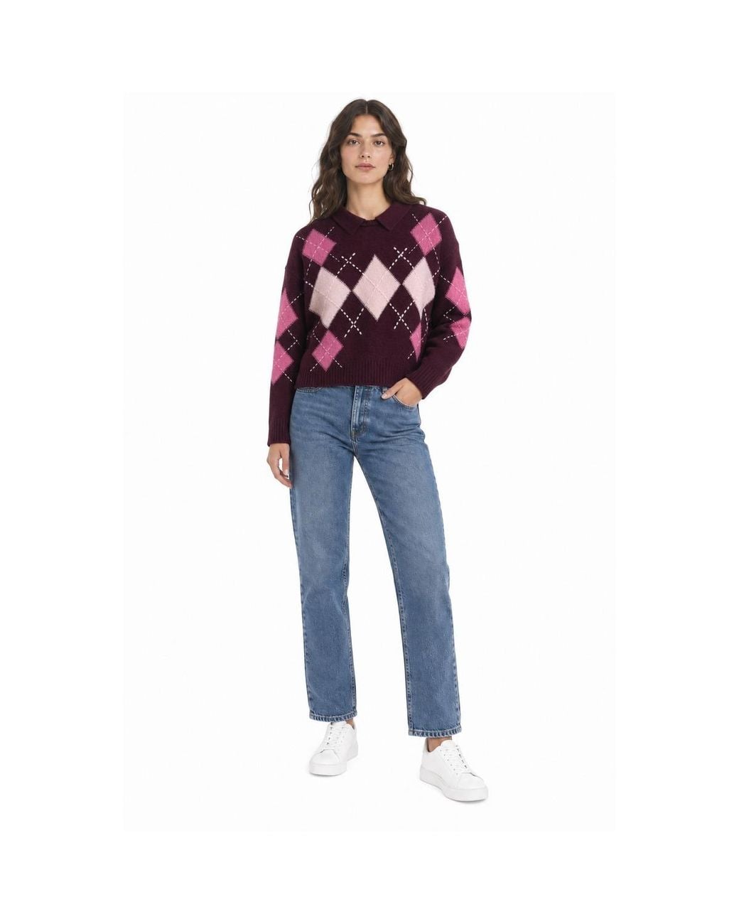 Pinko Jersey Bordeaux in het Blue