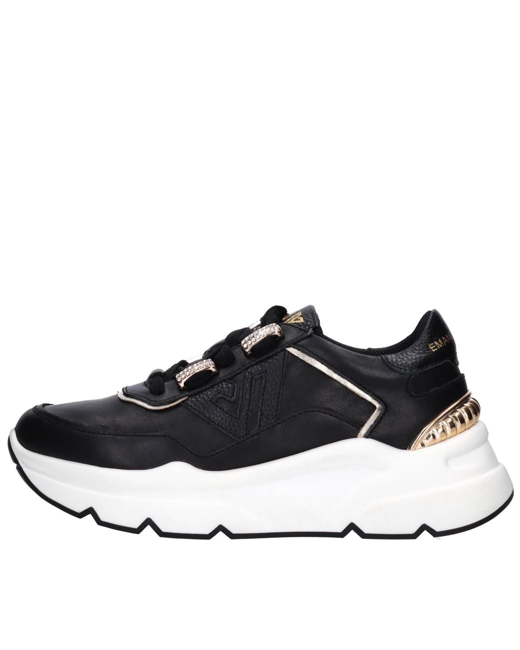 Emanuélle Vee Black Schwarze Sneaker