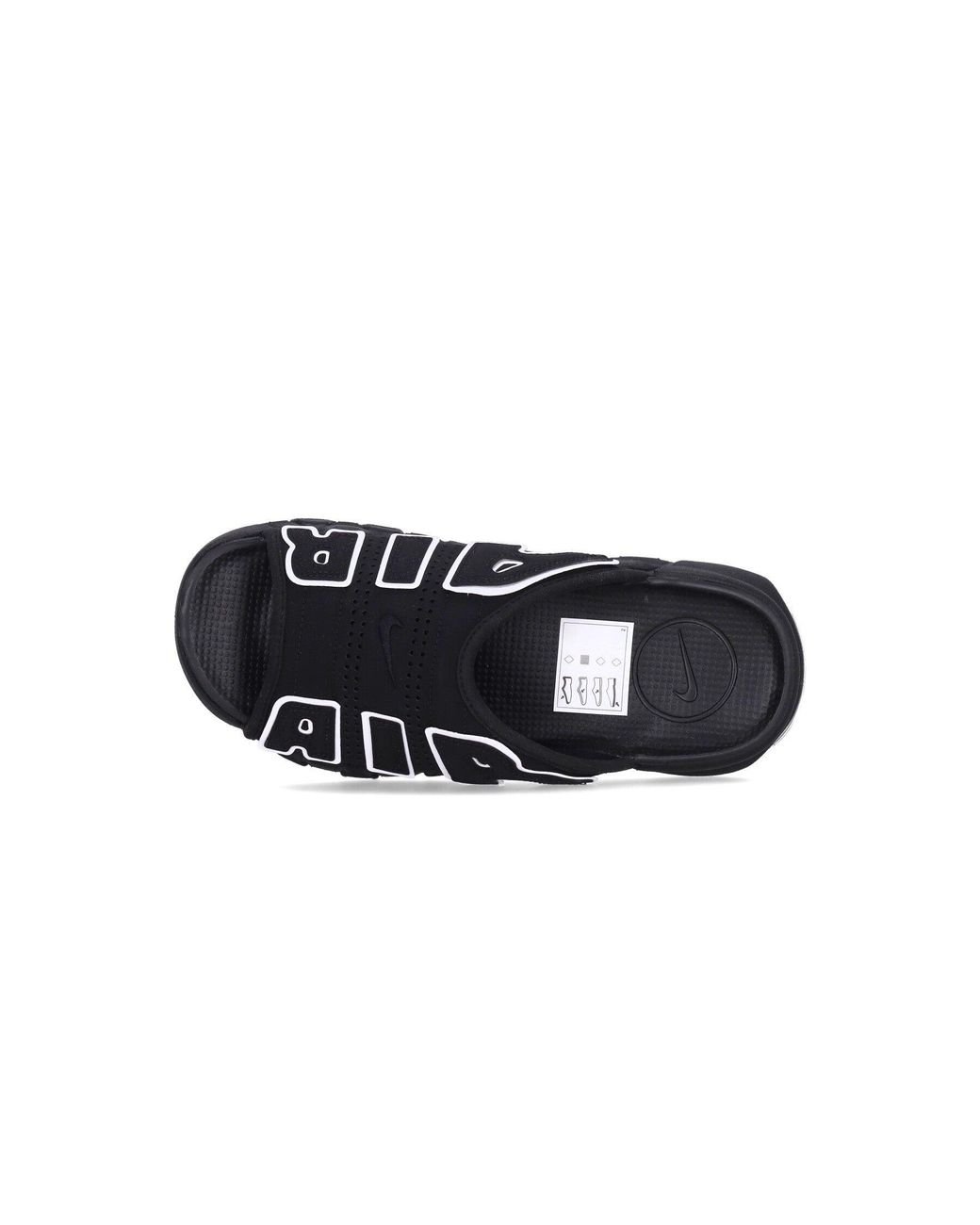 Nike Air More Uptempo Slide Clear in Black for Men Lyst