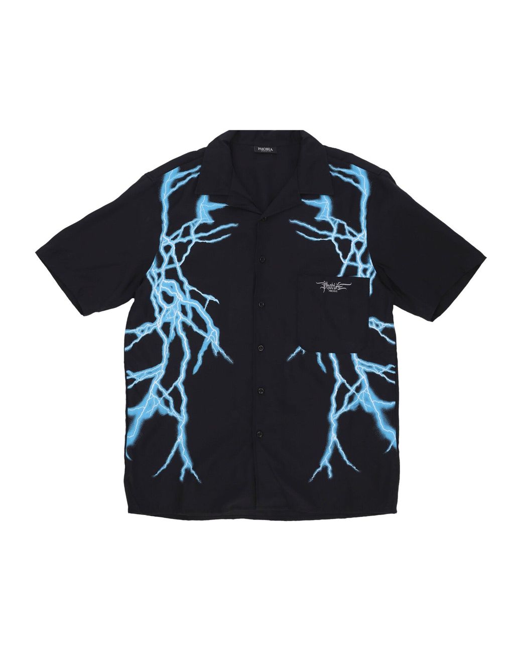 Phobia Black Lateral Lightning Shirt for men