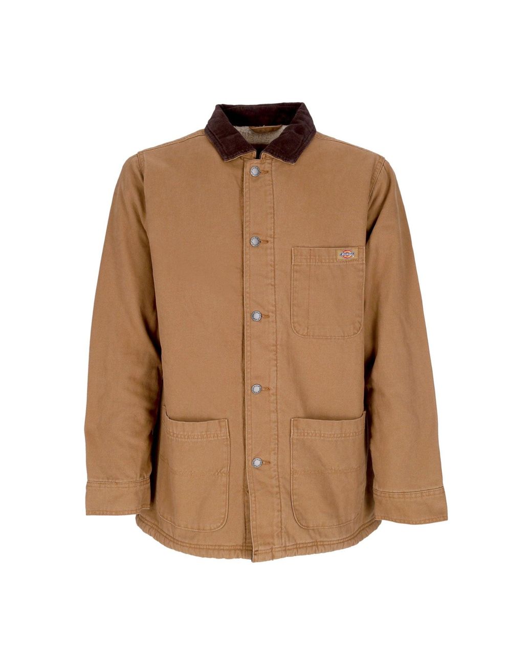 Dickies Jassen ,Bruin ,Katoen Canvas Werkjas Steen Gewassen Bruin in het Brown voor heren