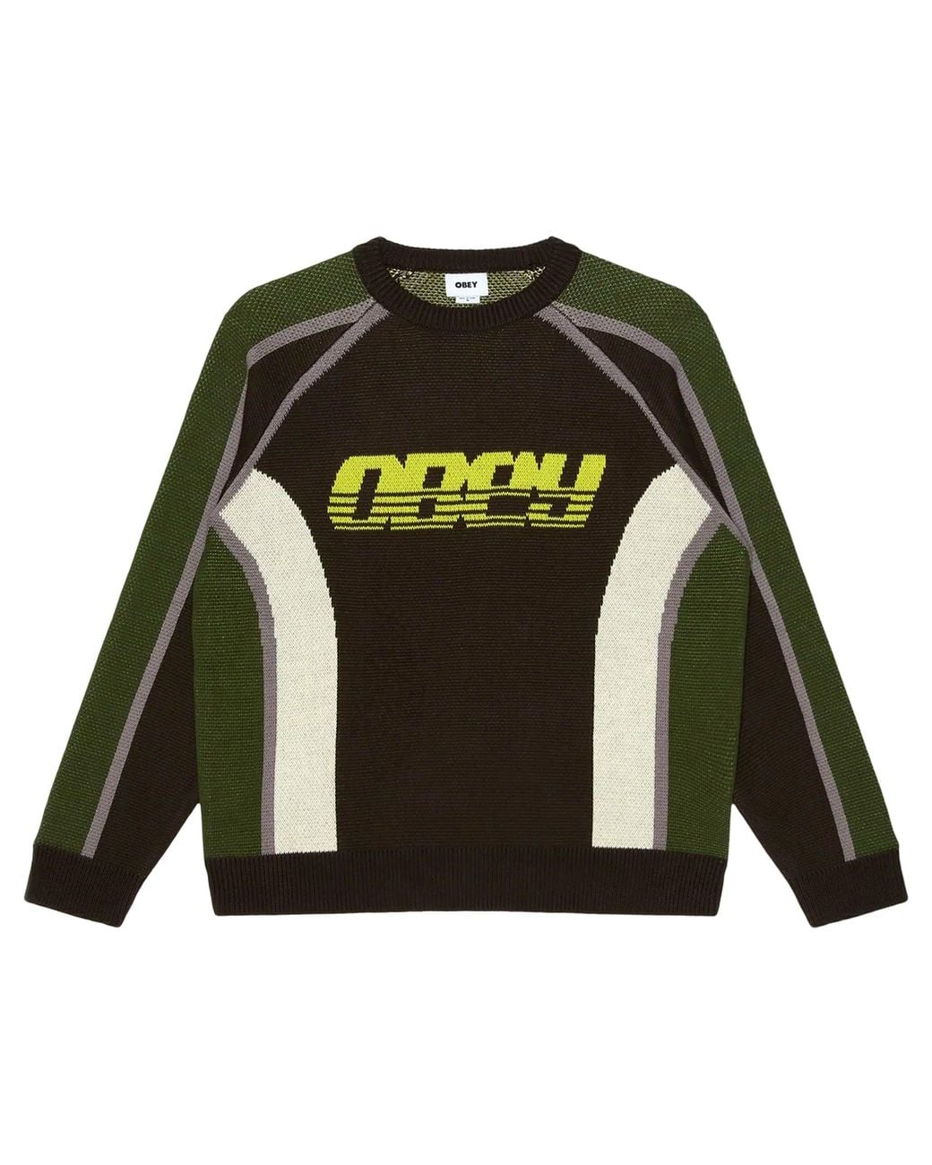 Jersey Sueter De Estadio Obey de hombre de color Green