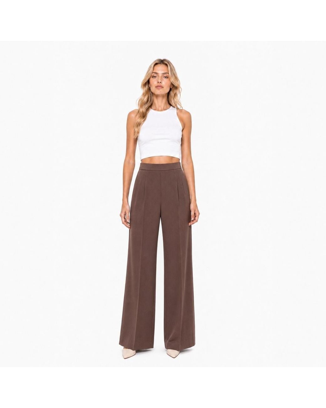Manilla Colore Manila Grace Trousers in Brown | Lyst