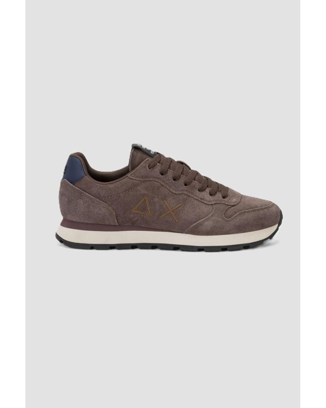 Sun 68 Brown Shoes Tom Suede for men