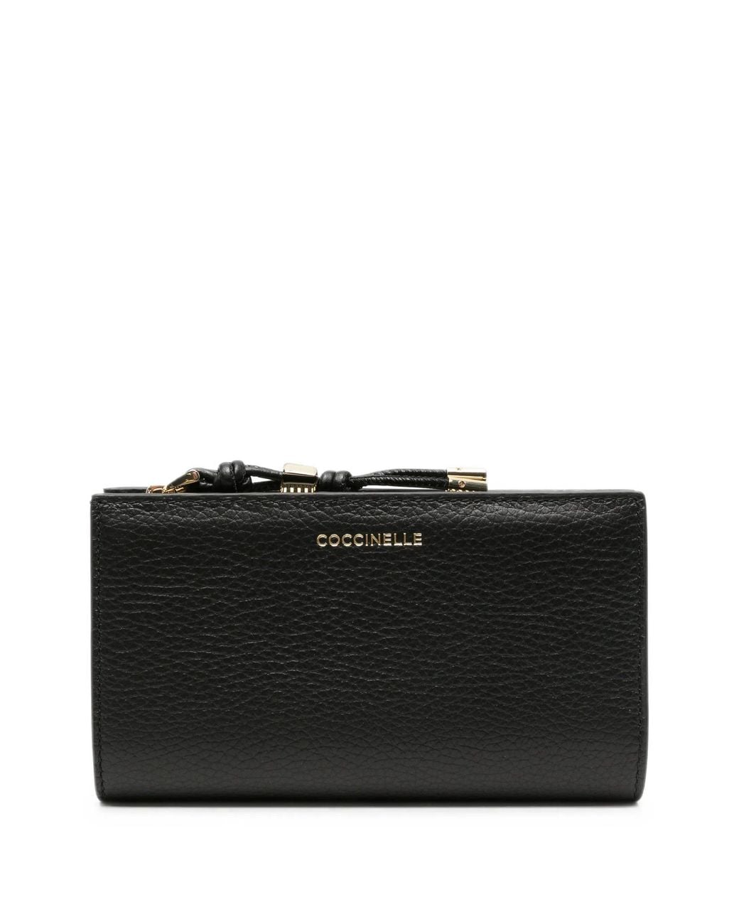 Coccinelle Black Grained Leather Wallet