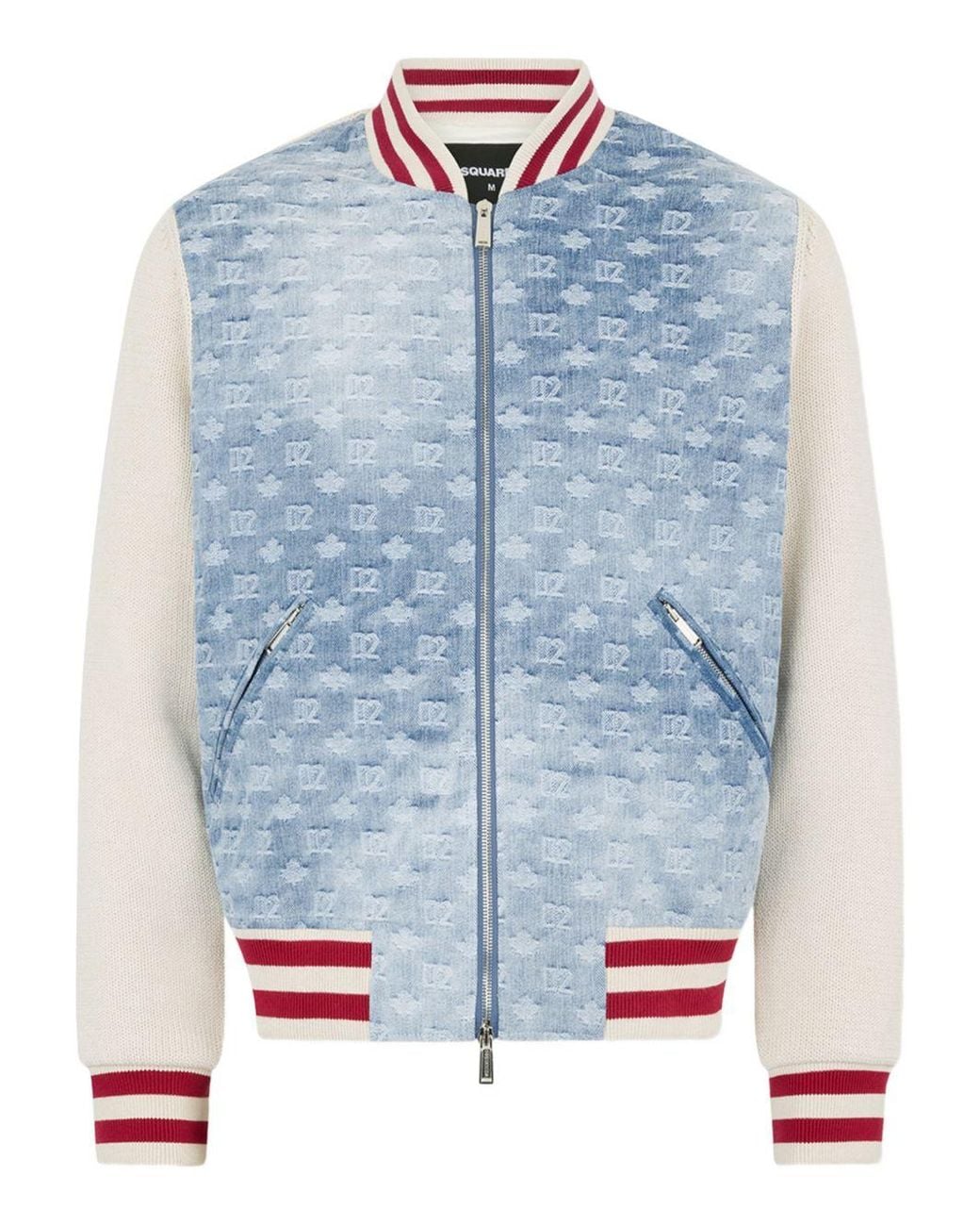 DSquared² Blauw Vest Logo Monogram in het Blue voor heren