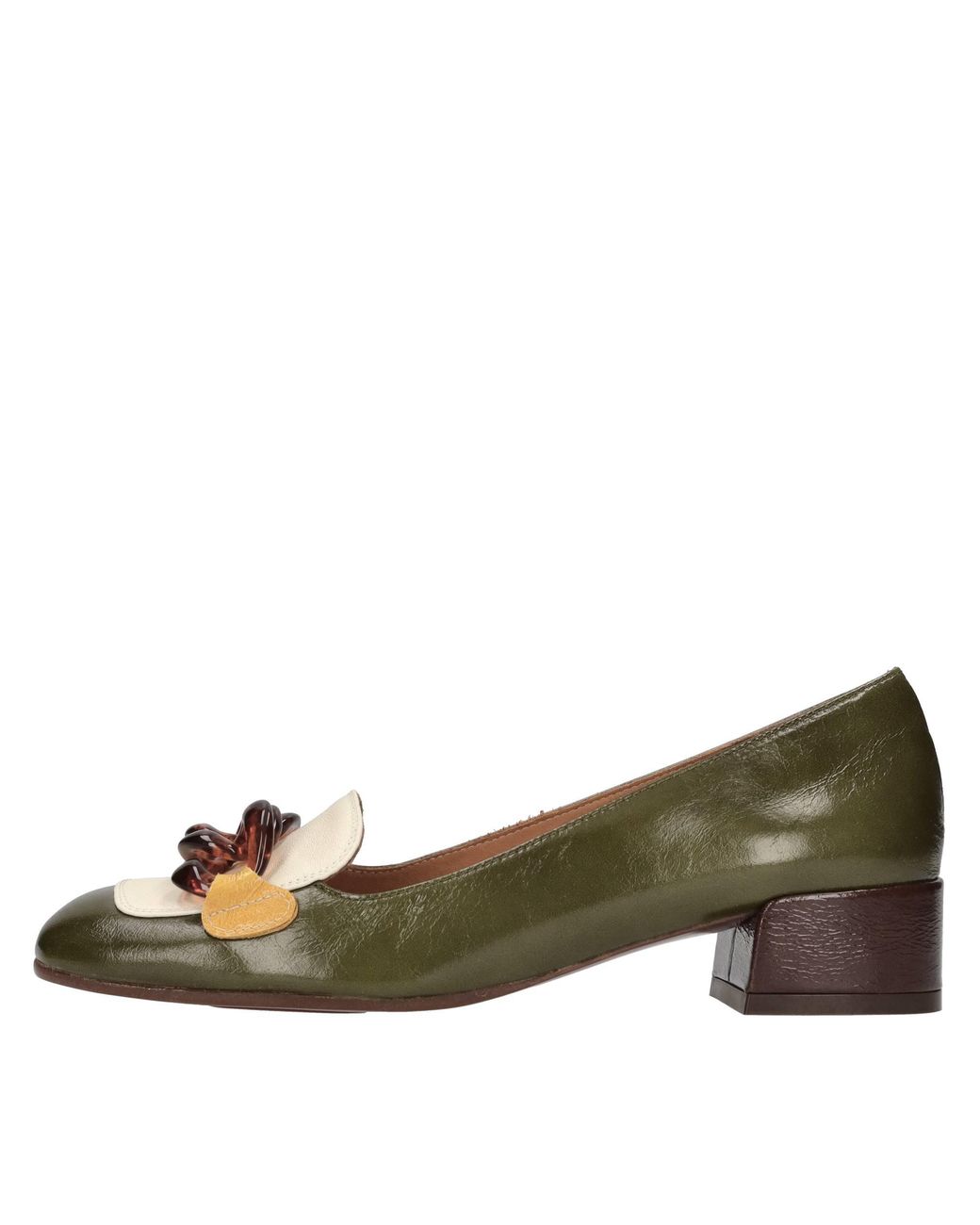 Chie Mihara Green Flat Shoes