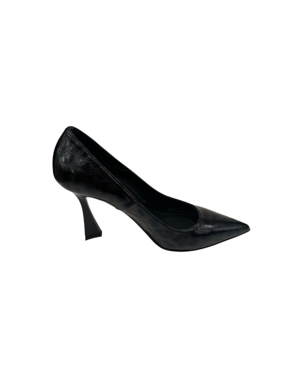 QUADRA Black Decollete Con Tacco Elegante E Design Raffinato