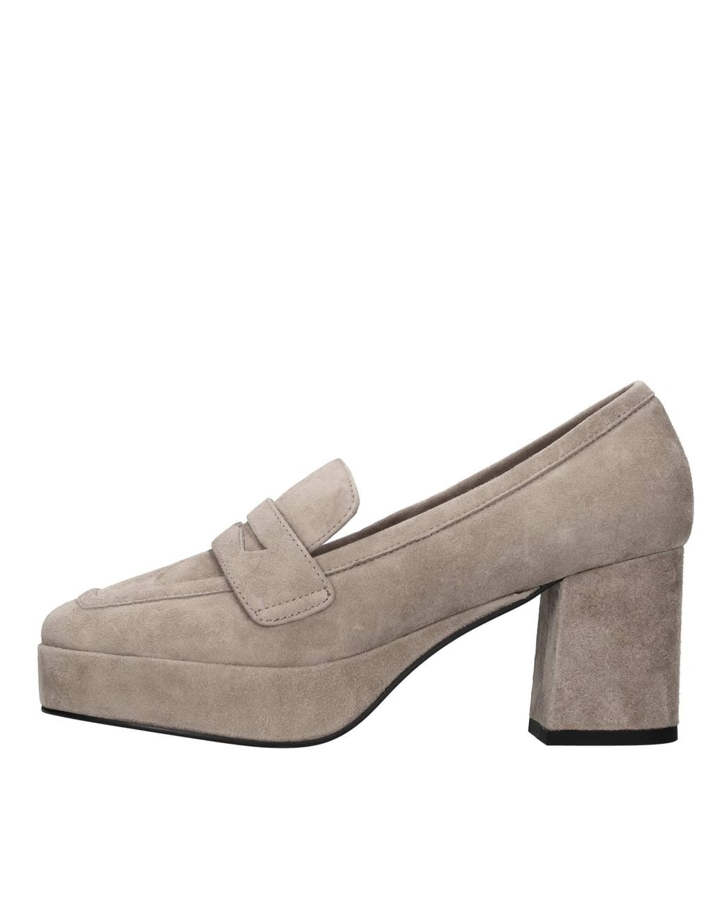 Bibi Lou Gray Flat Shoes