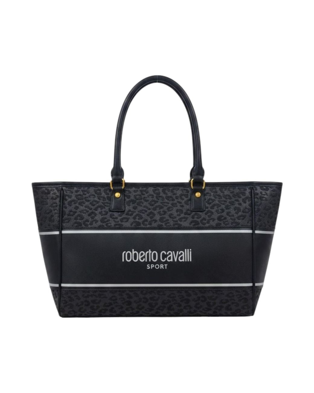 Bolsa De Mango Roberto Cavalli de color Black