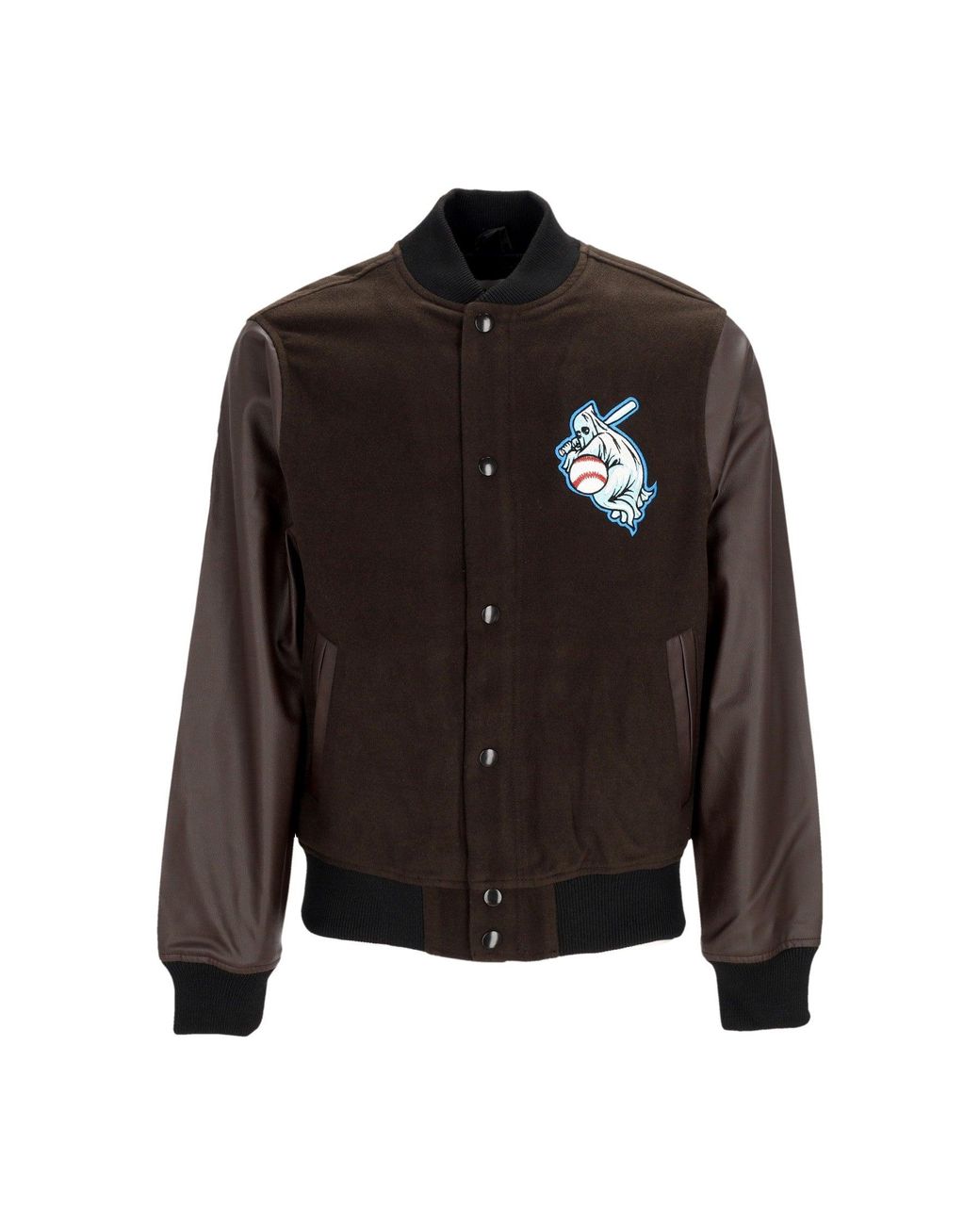Doomsday Black Ghost Varsity Jacket College Jacket for men
