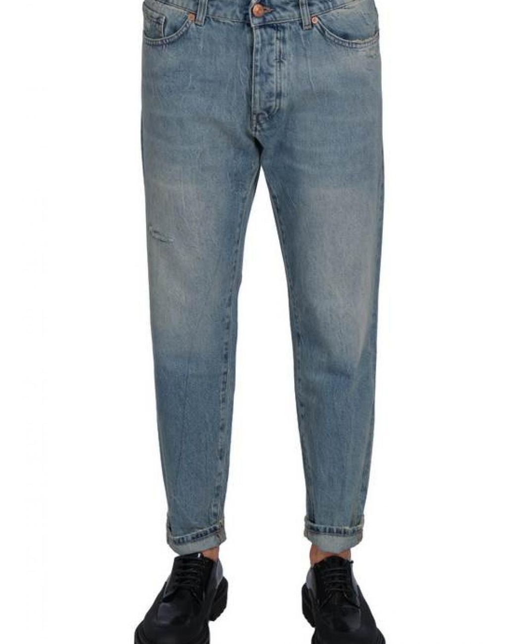Cinq Poches Claires Avec Usura Mark 1171W519 Michael Coal pour homme en coloris Blue