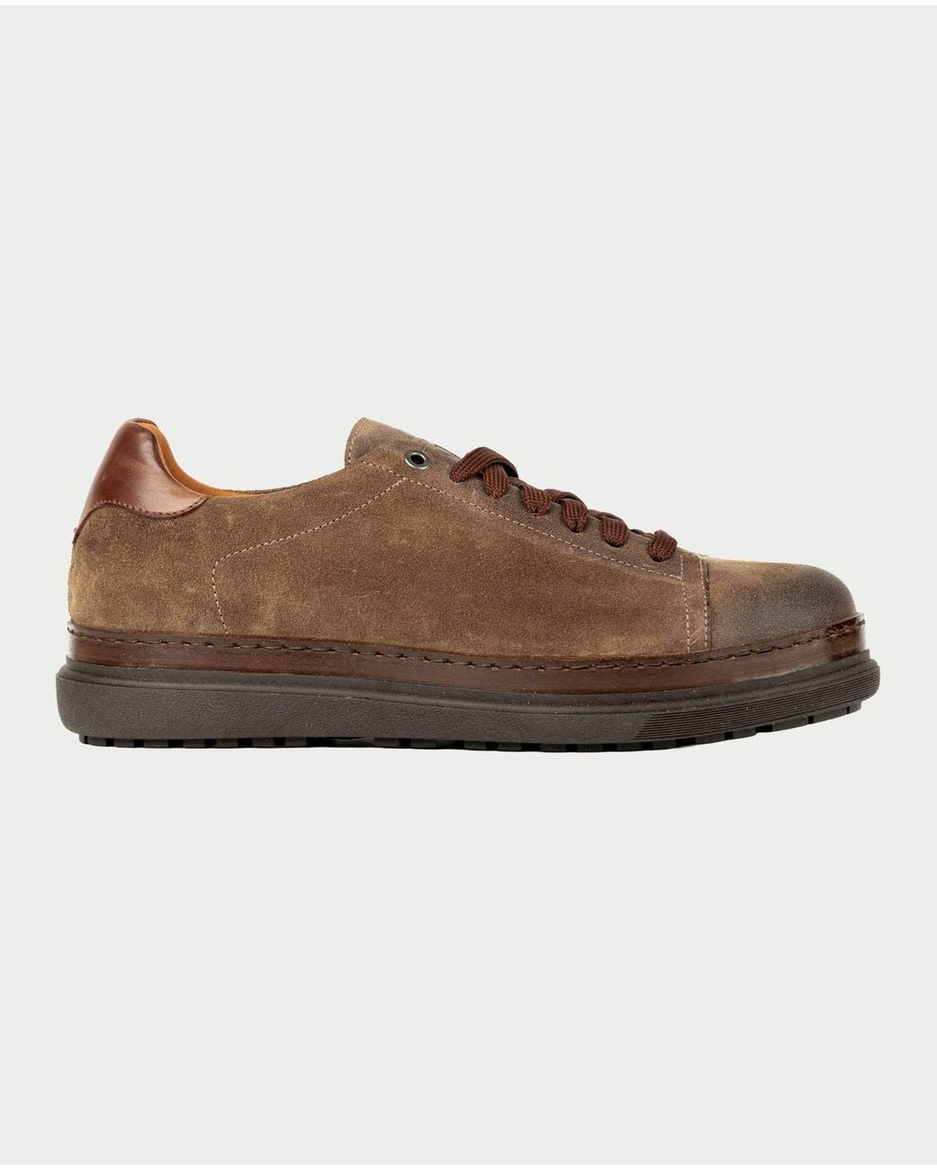 Exton Tabakssneakers in het Brown voor heren