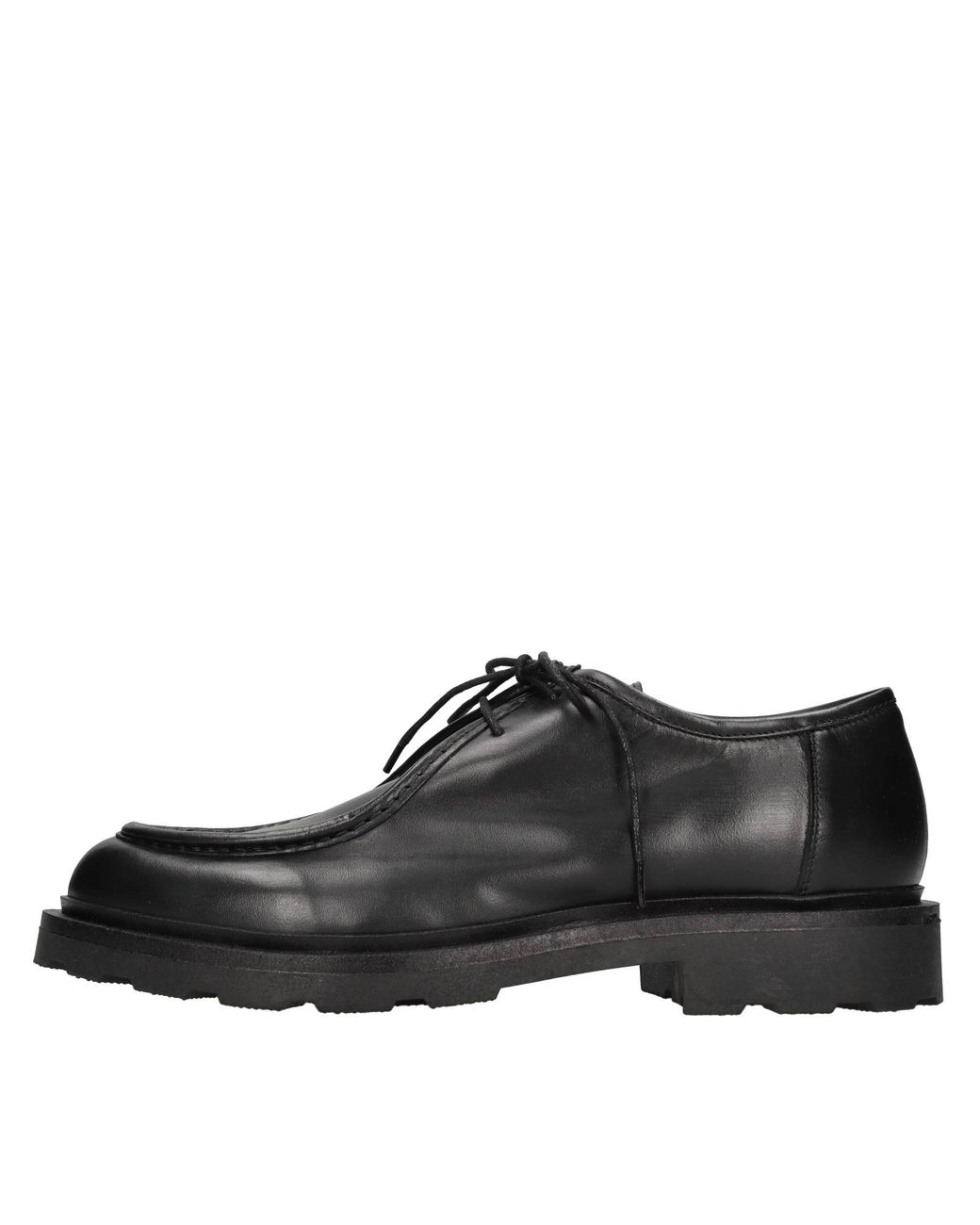LE BOHÉMIEN Black Flat Shoes for men
