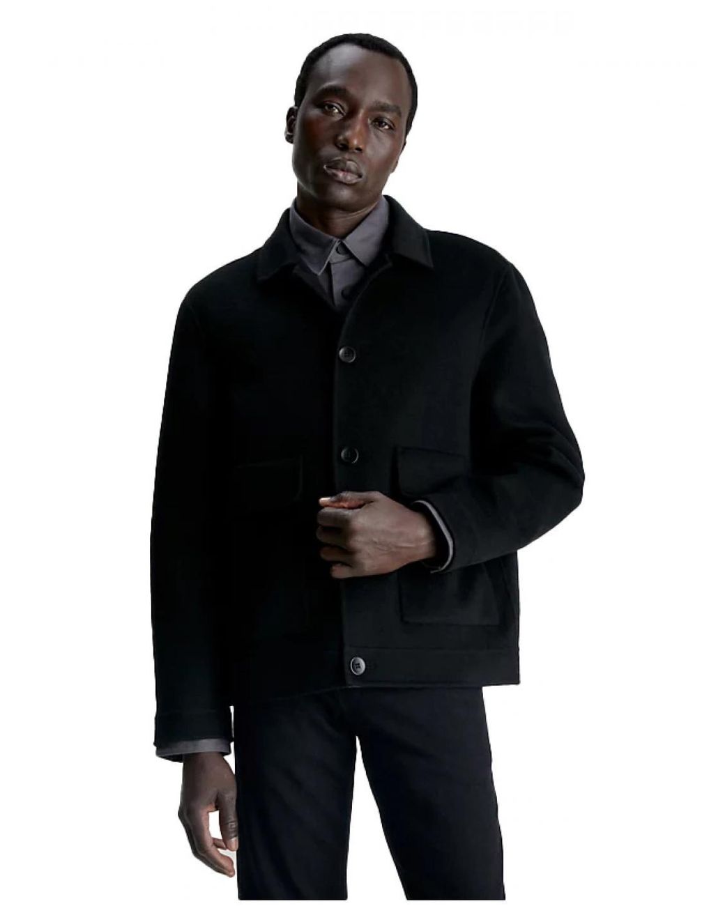 Calvin Klein Black Overshort Jacket K10K111603 Beh for men