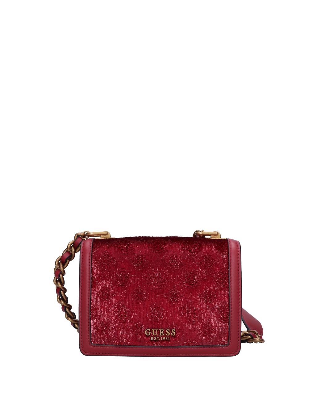 Bolsos Burdeos Guess de color Red