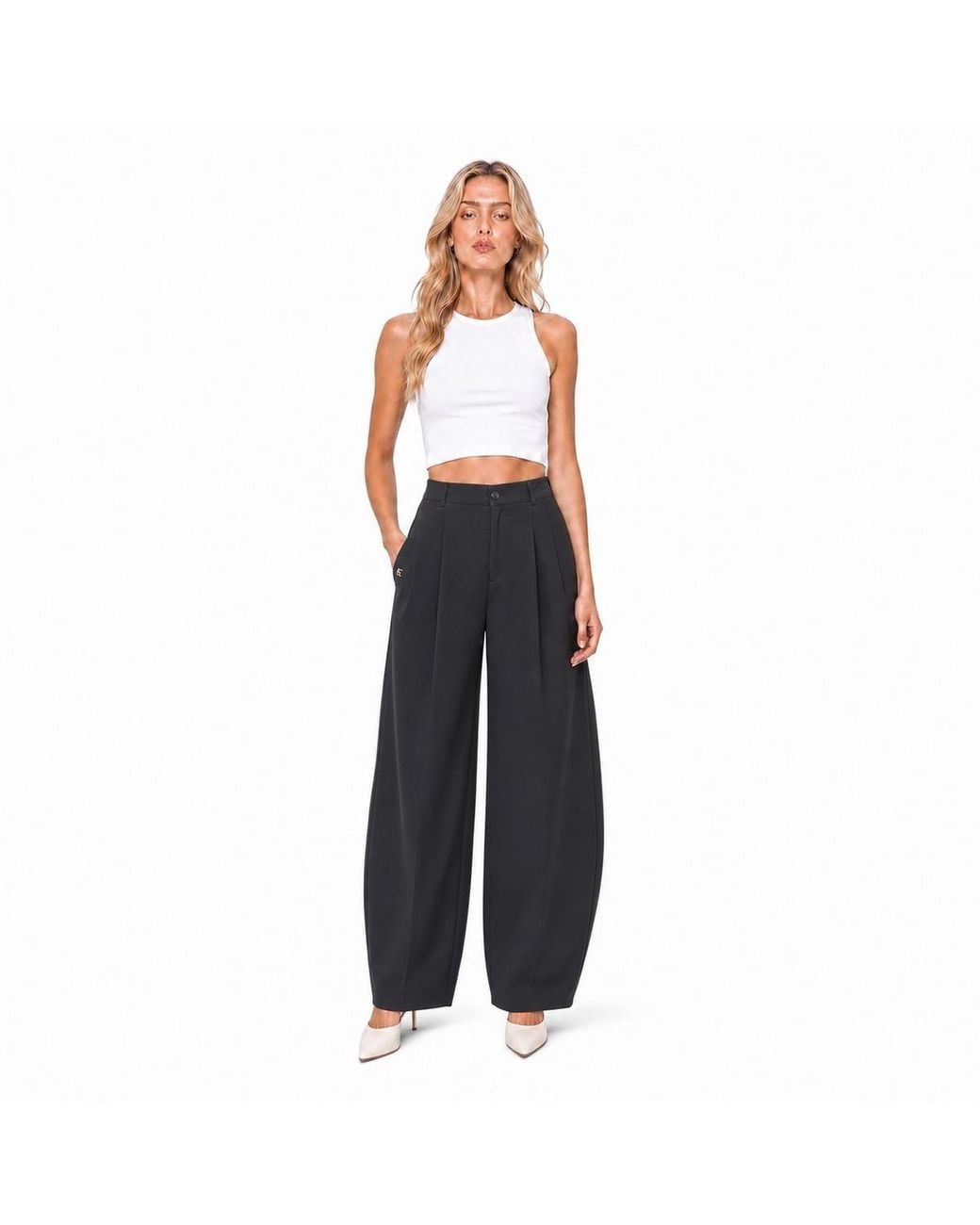 Manilla Colore Manila Grace Trousers in Blue | Lyst