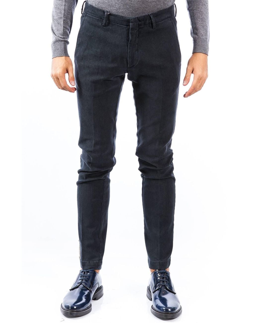 Michael Coal Amerika Effetto Lana Brad 2485 L Blu No in het Blue voor heren