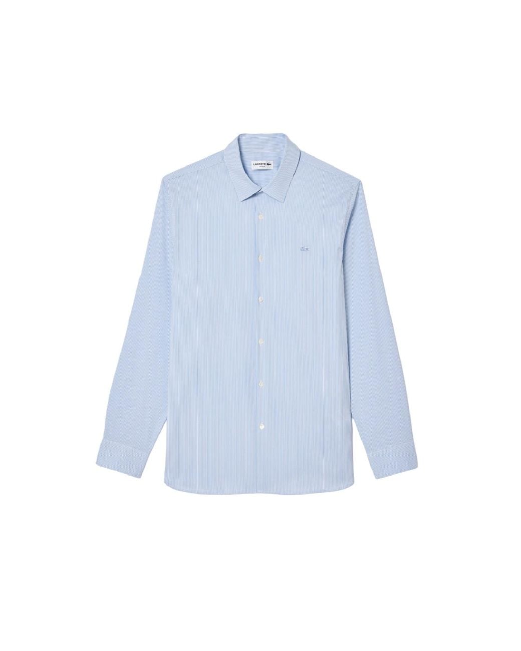 Lacoste Blauwe Hemden in het Blue voor heren
