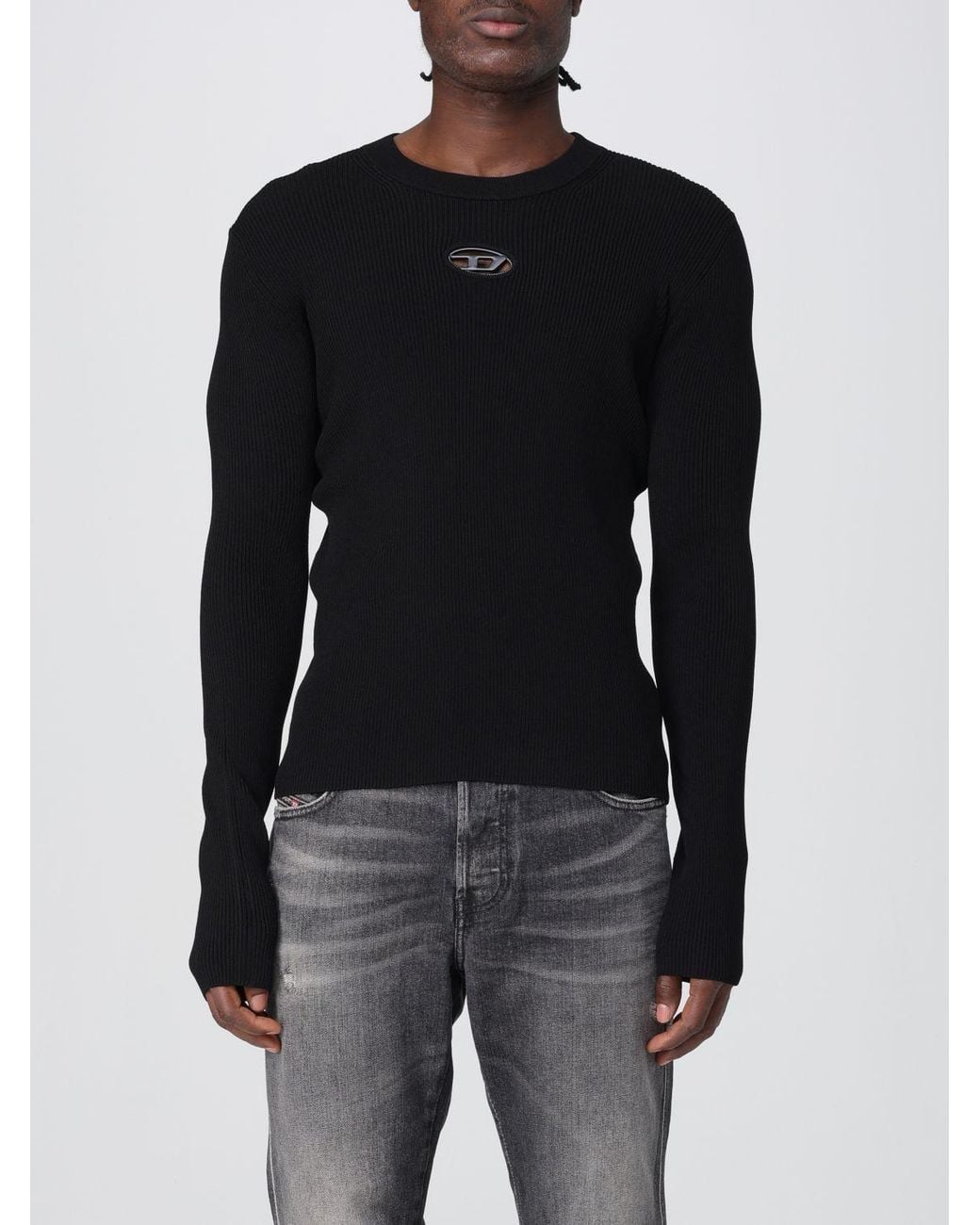 Cuello Redondo DIESEL de hombre de color Black