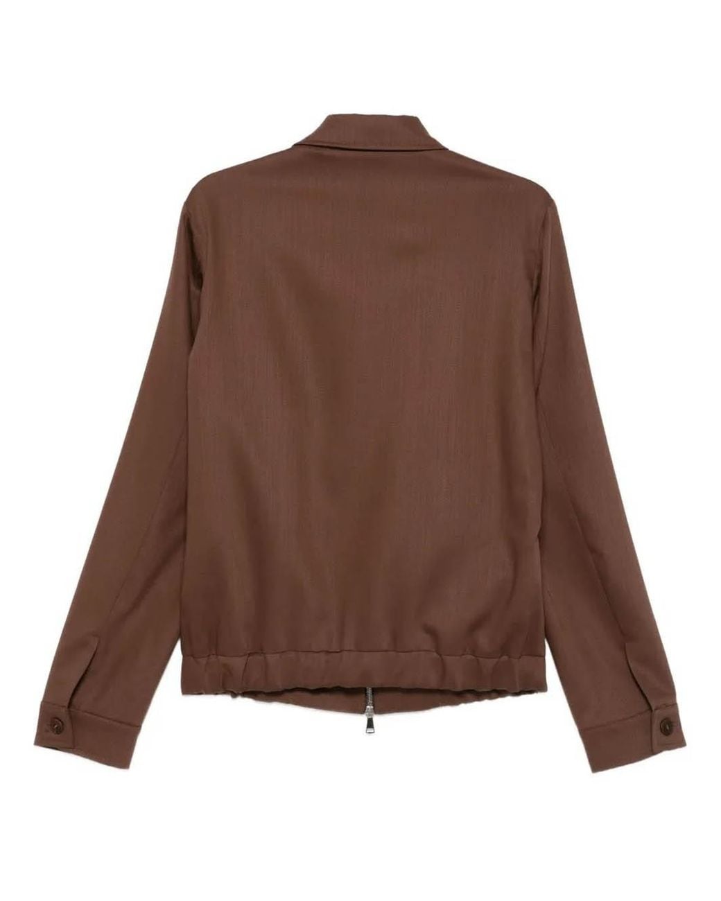 Costumein Jas Met Ritssluiting in het Brown