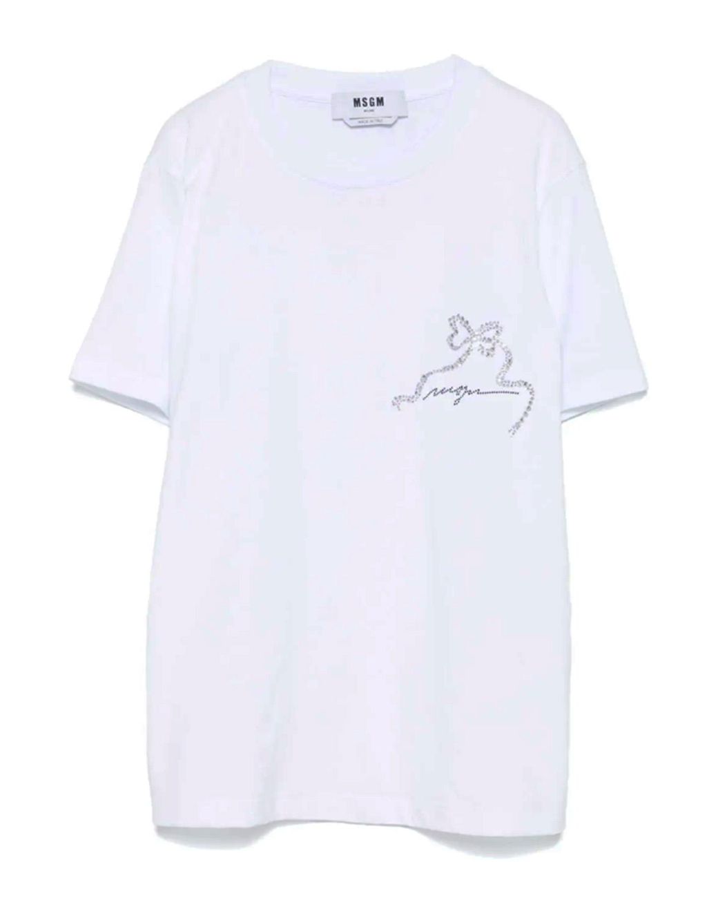 MSGM Wit T-Shirt En Polo in het White