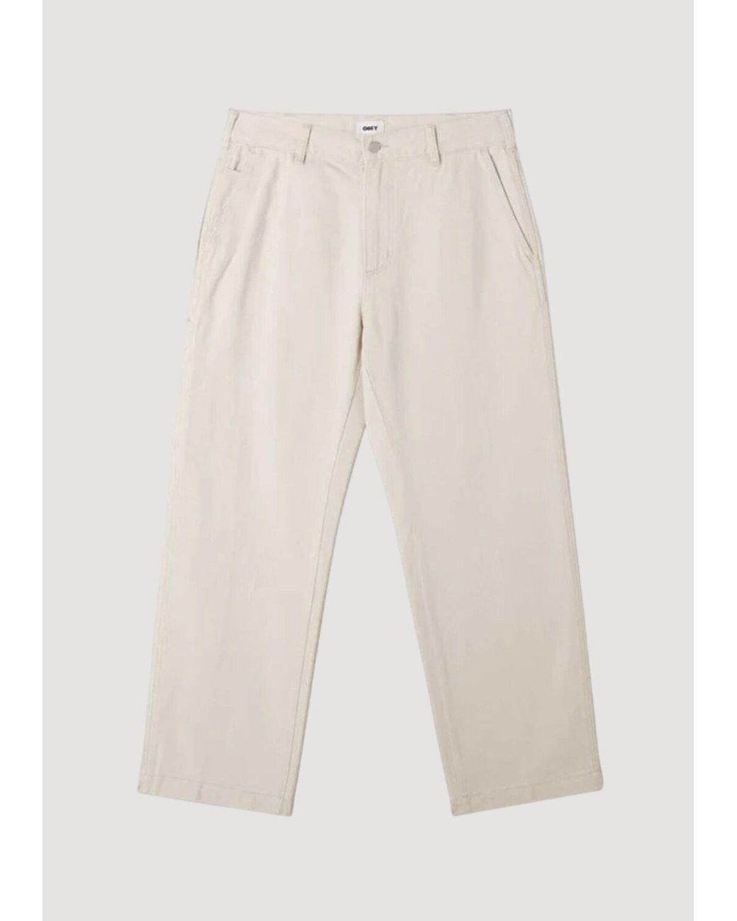 Obey White Hardwork Carpenter Denim for men
