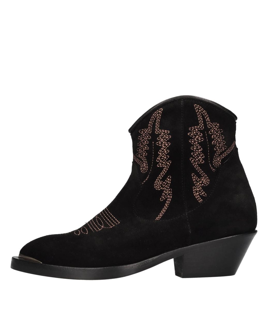 Grey Mer Black Boots
