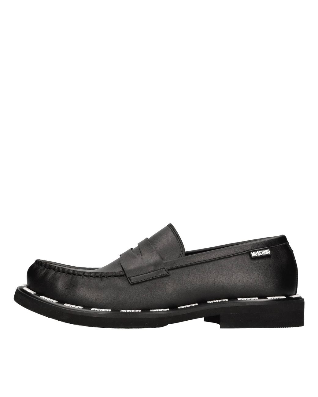 Moschino Black Flat Shoes for men