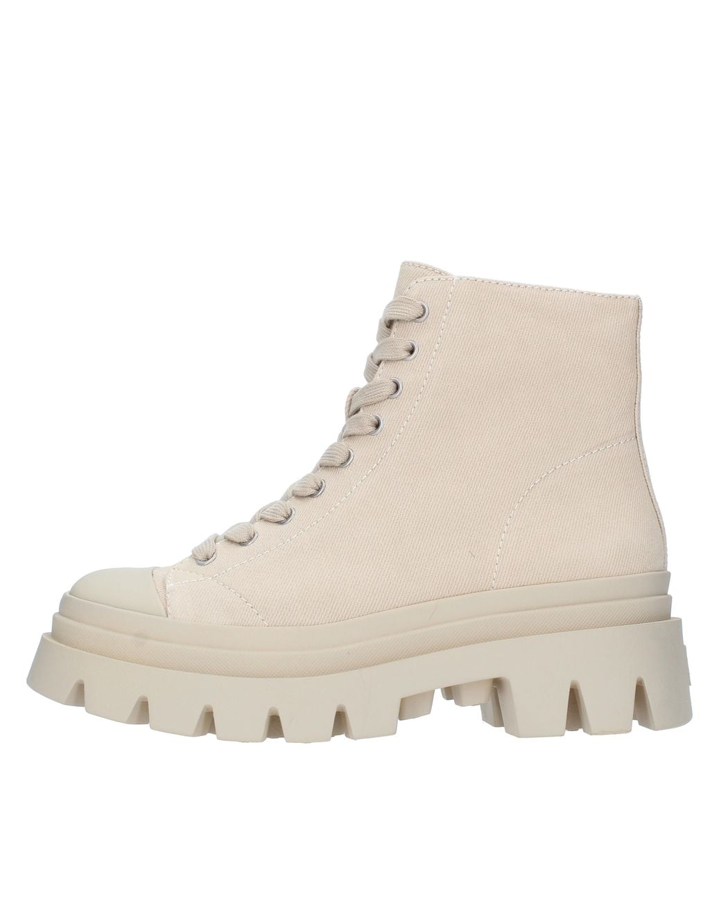Lace-Up Boots Ash de color Natural